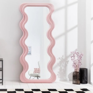 Oglinda de perete design modern CURVY 160cm, roz A-43162 VC - Img 7