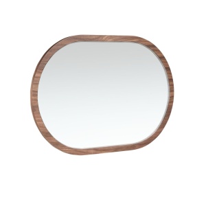 Oglinda decorativa design LUX Oval Walnut - Img 4