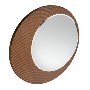 Oglinda decorativa design LUX Walnut 110cm - Img 3