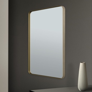 Oglinda decorativa design modern CARLO auriu 61x90cm