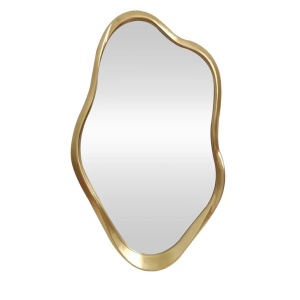 Oglinda decorativa EMBER 100cm auriu