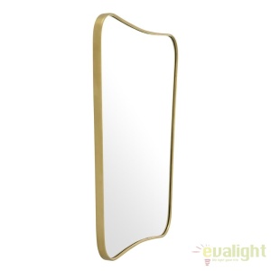 Oglinda design Lux cu rama din alama, Vivienne 59x76,5cm 111587 HZ - Img 3
