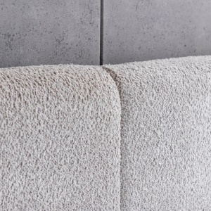 Pat ART DECO 180x200cm greige boucle cu spatiu de depozitare - Img 2
