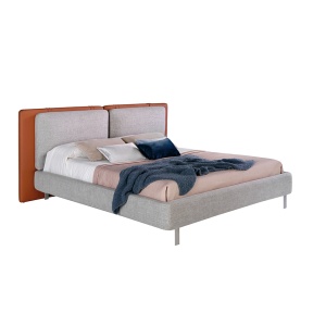 Pat dublu design LUX modern cu tablie eleganta Allan 180x200cm - Img 4
