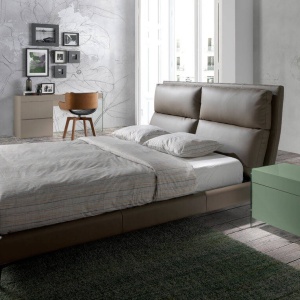 Pat dublu tapitat, design LUX Althea, 160x200cm - Img 7