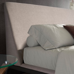 Pat dublu tapitat design LUX Grey 180x200cm - Img 5