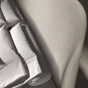 Pat dublu tapitat design LUX Light grey 180x200cm - Img 9
