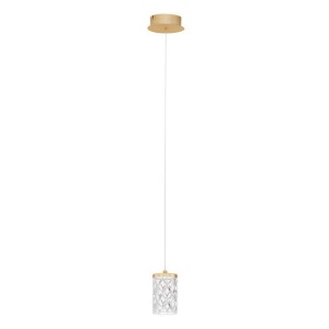 Pendul auriu suspendat LED PHOS