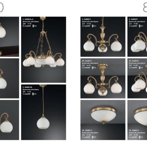 Pendul clasic design italian din alama, sticla 8400 - Img 2