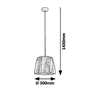 Pendul design clasic PIXIE alb/menta 5457 RX - Img 2