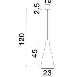 Pendul design decorativ modern LIVTAR 214161 universul-luminii.ro