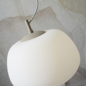 Pendul design decorativ Sapporo L sand/alb 224491 universul-luminii.ro