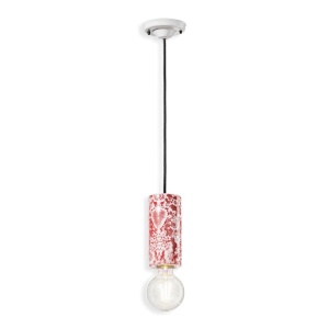 Pendul design italian realizat manual din ceramica PI, D.8cm