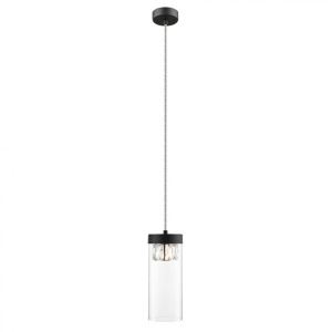 Pendul design modern 11cm GEM negru mat P0389-01D-P7AC ZL