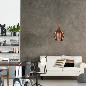 Pendul design modern 12cm Vibrant cupru 6461-12CU SRT 53091 universul-luminii.ro