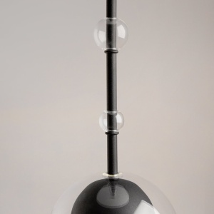 Pendul design modern decorativ Ros negru 145341 universul-luminii.ro
