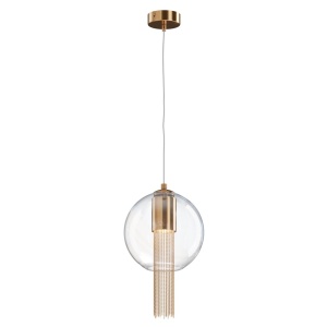 Pendul design modern Flusso bronz 20cm