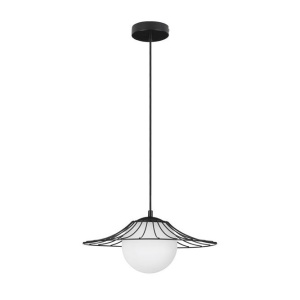 Pendul design modern FLY negru mat 36cm