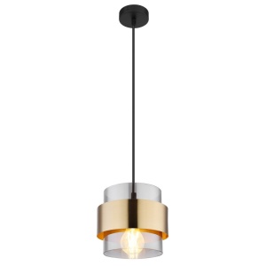 Pendul design modern MILLEY negru, auriu
