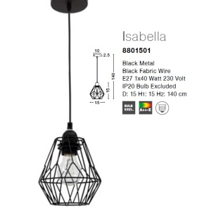 Pendul design modern minimalist Isabella NVL-8801501 - Img 2