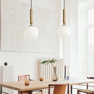 Pendul design modern MUSA transparent/negru 94601 universul-luminii.ro