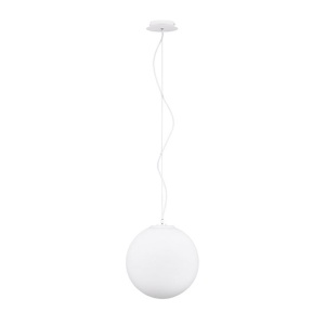 Pendul design modern Nevoso alb 30cm