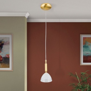 Pendul design modern OPALDESIGN 10cm, auriu mat - Img 3