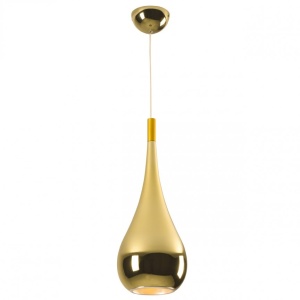 Pendul design modern scandinav 18cm DROP auriu lucios P0308 MX - Img 1