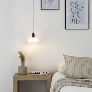 Pendul design modern TATAWIN alb - Img 2