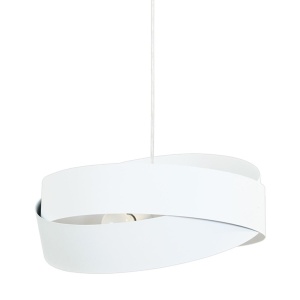 Pendul design modern Tornado II alb 50cm - Img 2