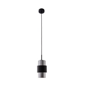 Pendul design modern Venero negru, crom - Img 1