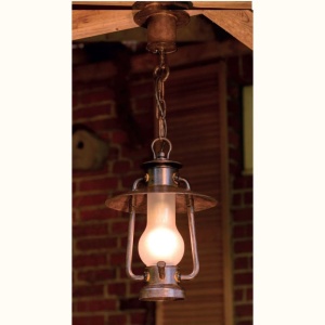 Pendul design rustic iluminat exterior din fier forjat, HL 2377-A