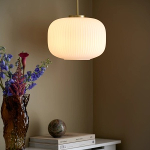 Pendul design scandinav Milford 30 alb opal 115101 universul-luminii.ro