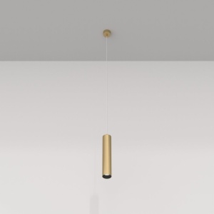 Pendul design tehnic Focus auriu mat 119911 universul-luminii.ro