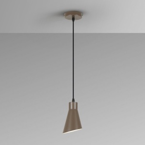 Pendul din metal maro inchis satinat Bera - Img 2