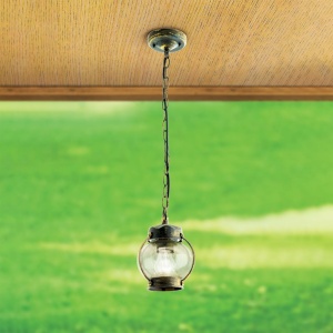 Pendul exterior stil rustic IP23 Taverna AL 11-1166 schwarz-gold OR - Img 5