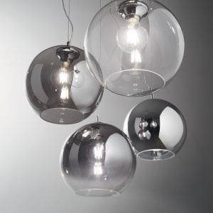 Pendul Glob diametru 30cm NEMO SP1 D30 FUME' 094236 176011 universul-luminii.ro