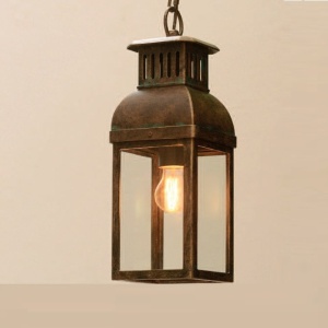 Pendul iluminat exterior din fier forjat, HL 2584