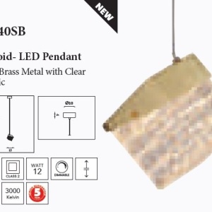 Pendul LED decorativ Cuboid 624781 universul-luminii.ro