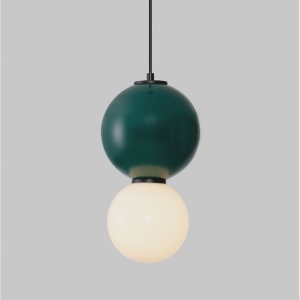 Pendul LED decorativ portelan jasper, sticla alb, NOESIS 168261 universul-luminii.ro