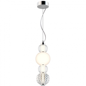 Pendul LED design clasic Collar crom MYP069PL-L17CH3K