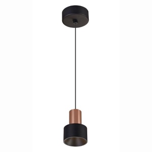Pendul LED design minimalist modern, GRUISSAN negru/auriu MA-8467