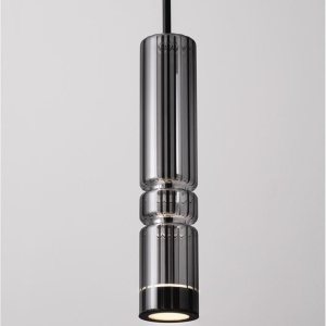 Pendul LED design modern BENTO gri fumuriu 232481 universul-luminii.ro