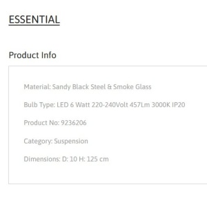 Pendul LED design modern ESSENTIAL - Img 2