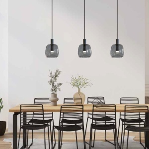 Pendul LED design modern Panil auriu - Img 2