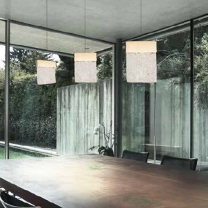 Pendul LED dimabil design modern VETRO auriu P0428D MX - Img 2