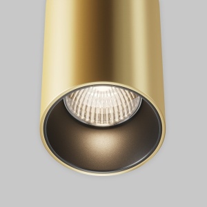 Pendul LED iluminat design tehnic Efir D-9,5cm 25W auriu 146651 universul-luminii.ro