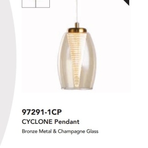 Pendul LED, Lustra suspendata moderna Cyclone - Img 4