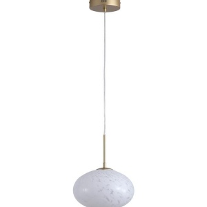 Pendul LED metal auriu sticla decorativa Confetti 623161 universul-luminii.ro