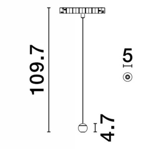 Pendul LED, Modul flexibil pentru sina magnetica Breda 161821 universul-luminii.ro